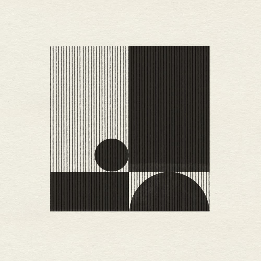 Geometric Harmony by THE MIUUS STUDIO — canvas wall art