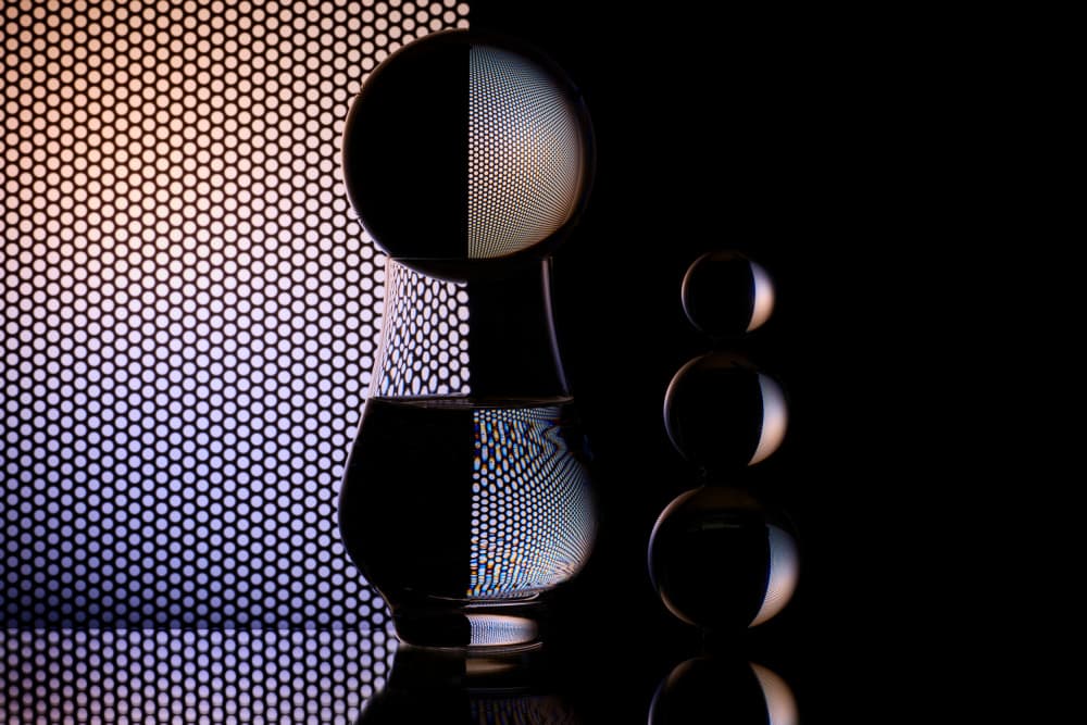 Refracted Light Spheres by Drazen Sokac — canvas wall art