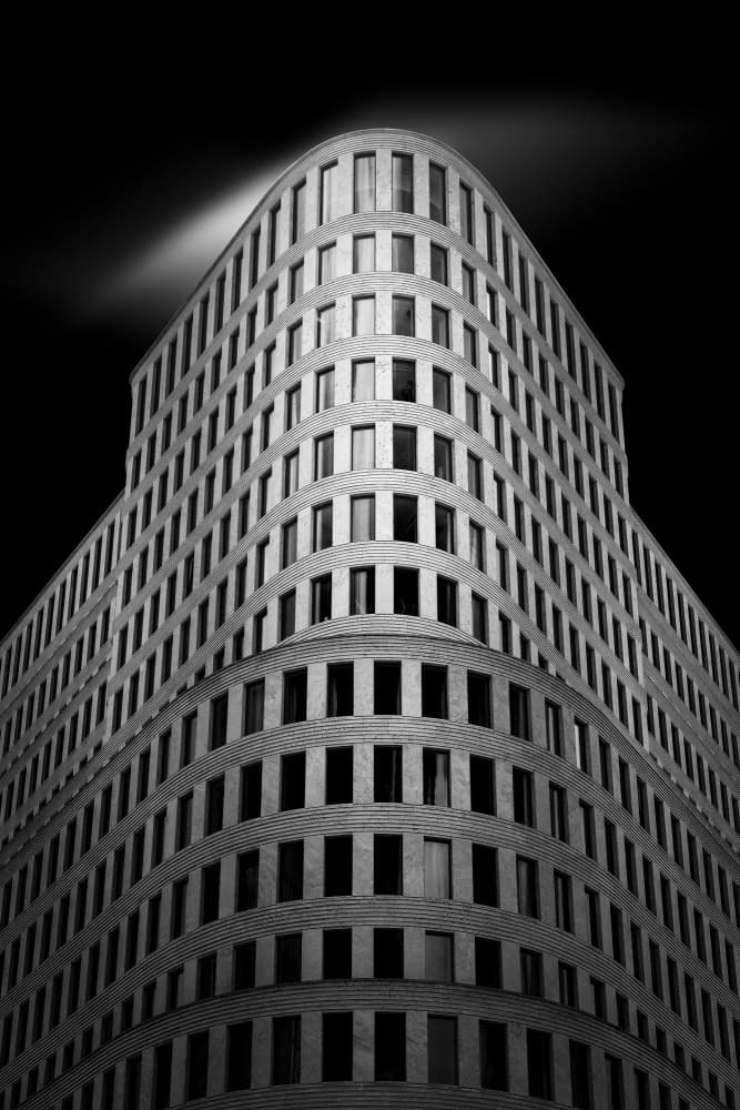 Curved Urban Architecture by Luigi Greco — canvas wall art