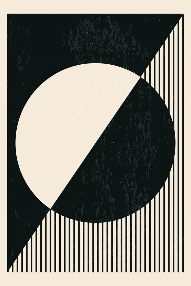 Modern Geometric Balance by jay stanley — canvas wall art