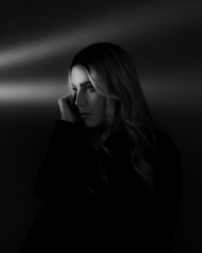 Woman In Deep Thought by Amin Hamidnezhad — canvas wall art