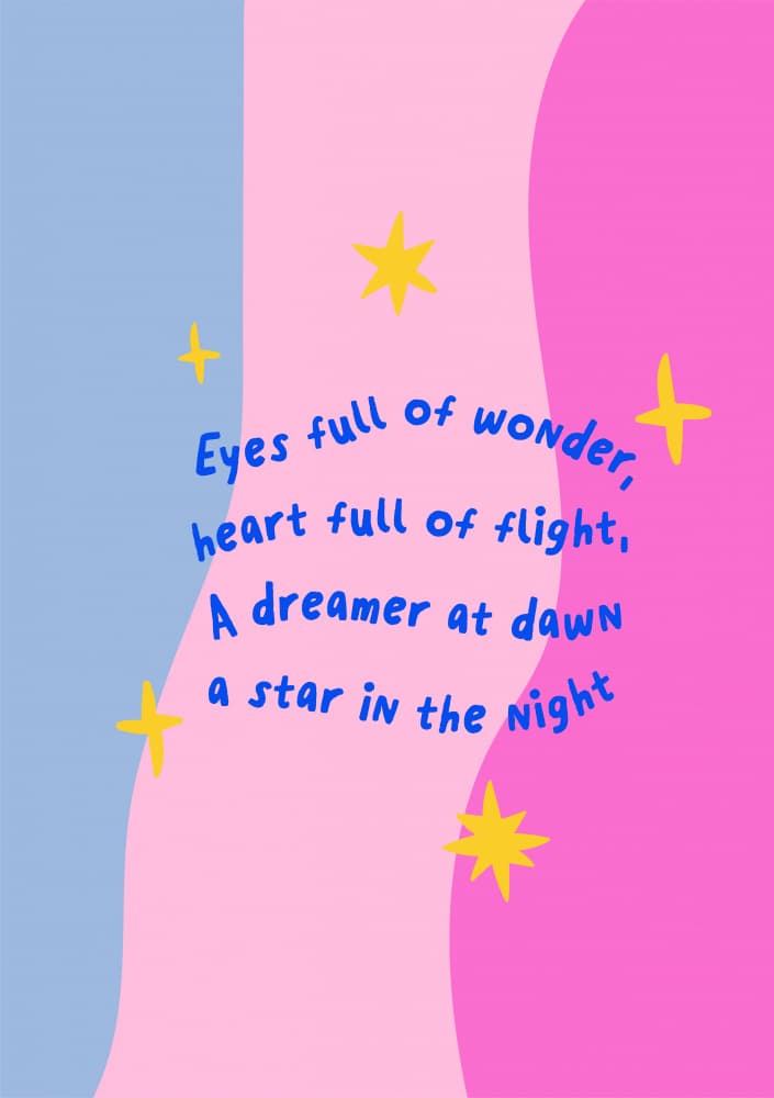 Colorful Wonder Quote