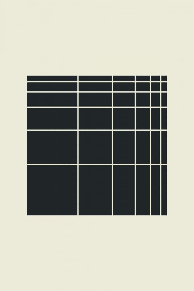 Abstract Grid Pattern by jay stanley — canvas wall art
