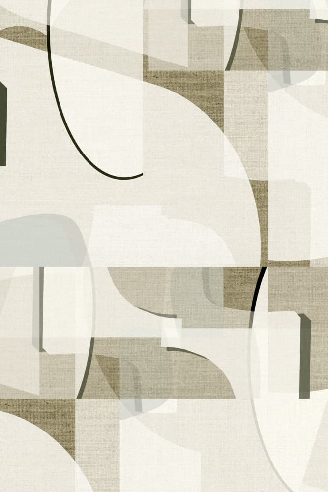 Modern Geometric Layers by cartissi — canvas wall art