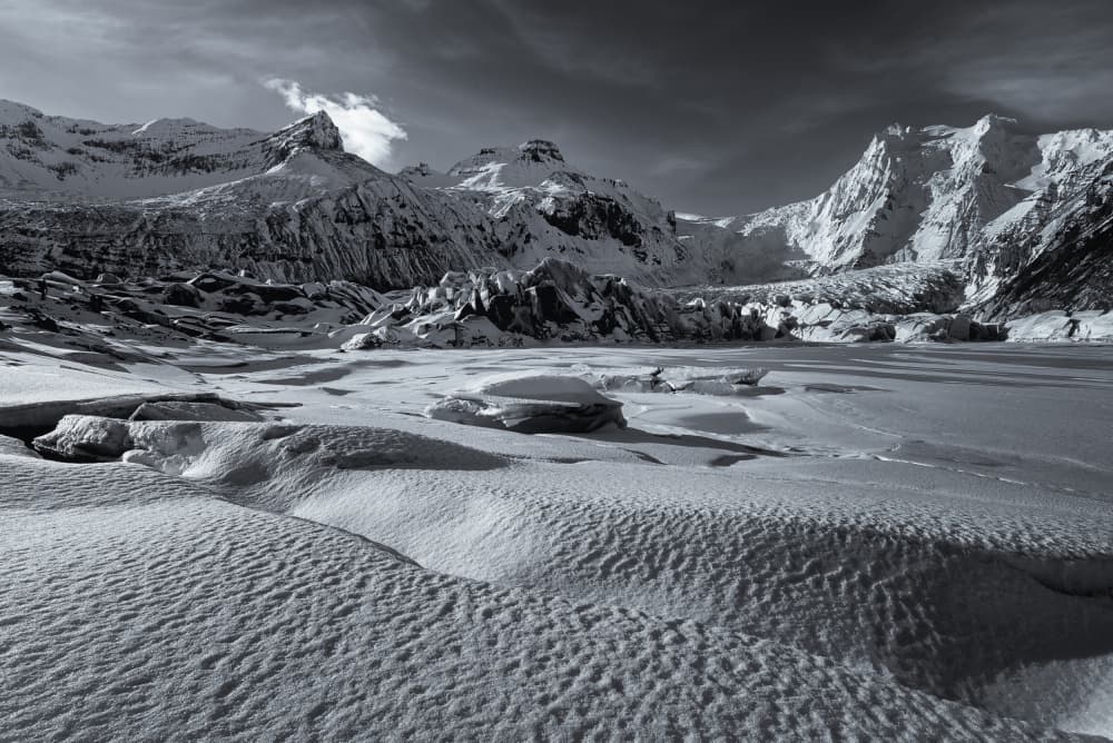 Arctic Glacier Landscape by joanaduenas — canvas wall art