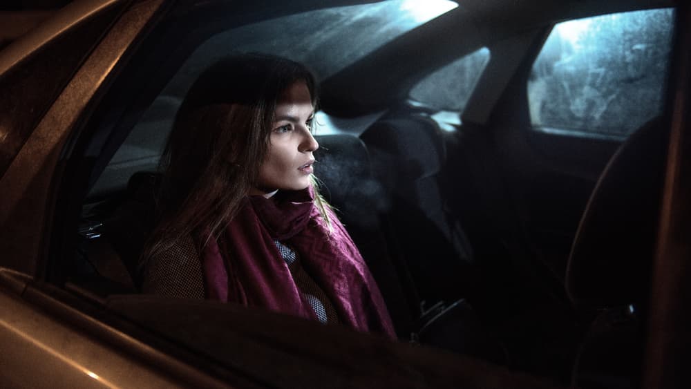 Pensive Night Drive by Sergey Parishkov — canvas wall art