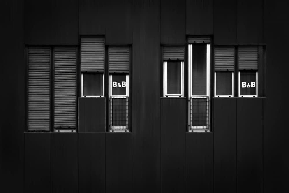 Urban Hotel Facade by Hans-Wolfgang Hawerkamp — canvas wall art