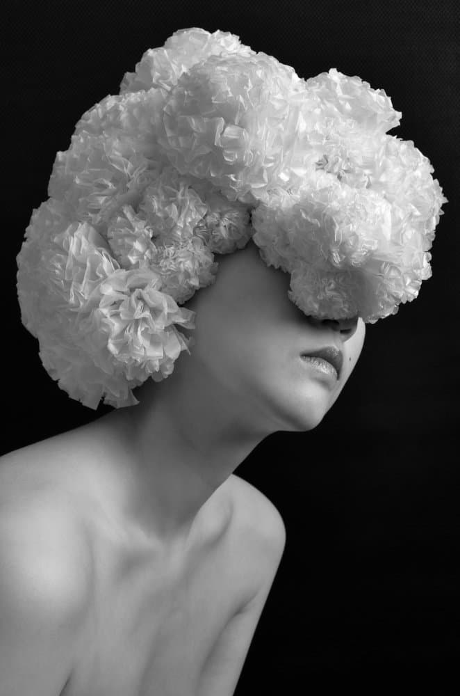 Mysterious Cloud Portrait by Kuchiko Nogi — canvas wall art