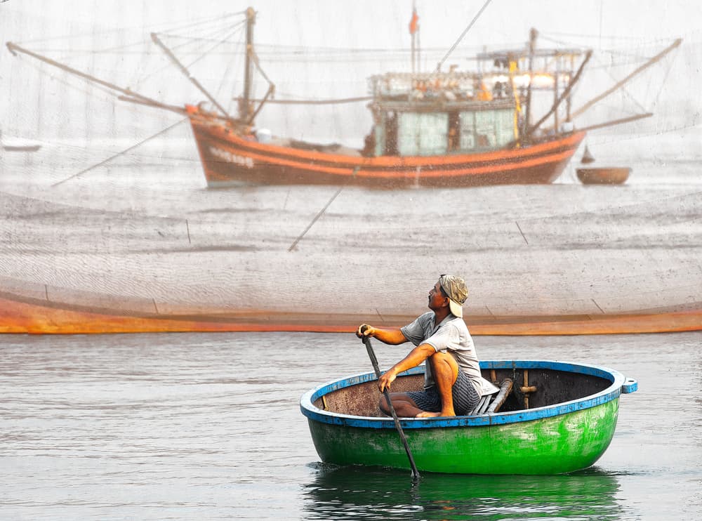 Traditional Boat Life by Wayne Pearson — canvas wall art