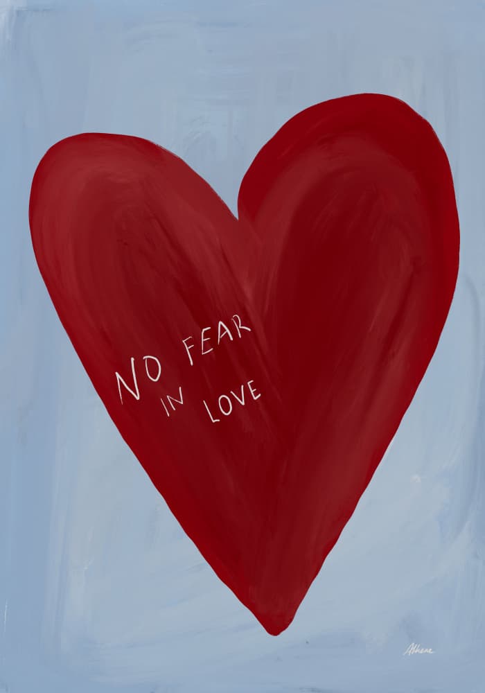 No Fear in Love by Athene Fritsch — canvas wall art