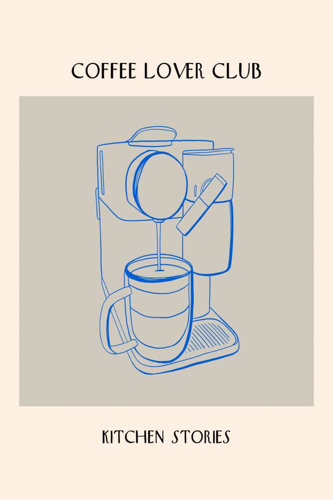Coffieloverclub by Treechild — canvas wall art