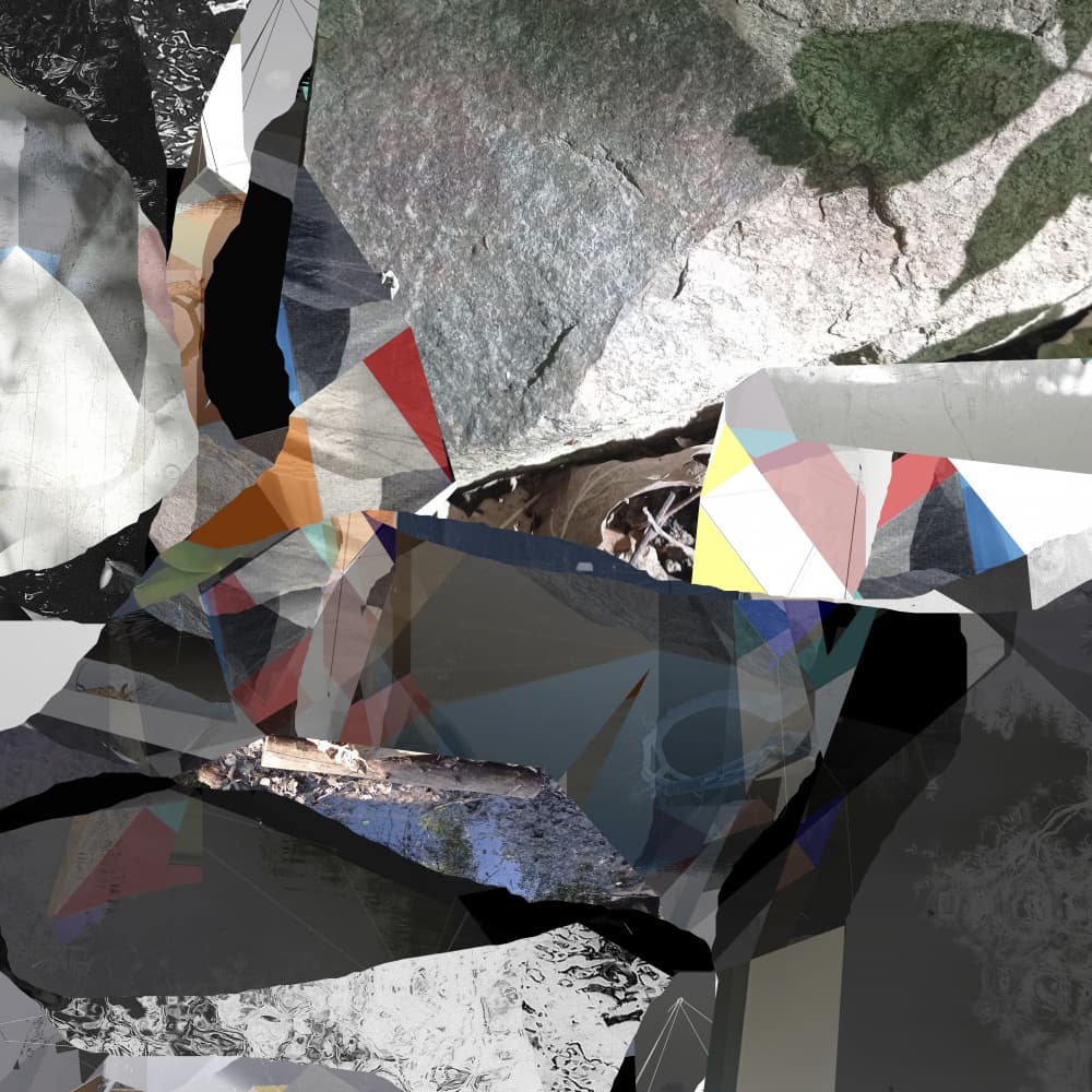 Geometric Nature Collage by Stefan Fransson — canvas wall art