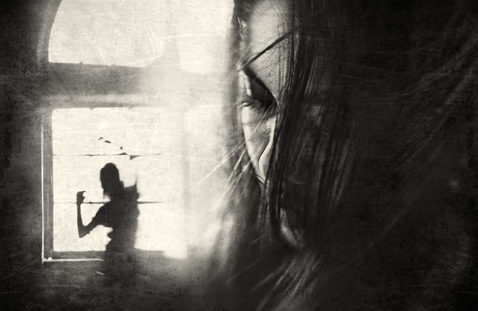 Mysterious Woman Silhouette by Sebastian Kisworo — canvas wall art