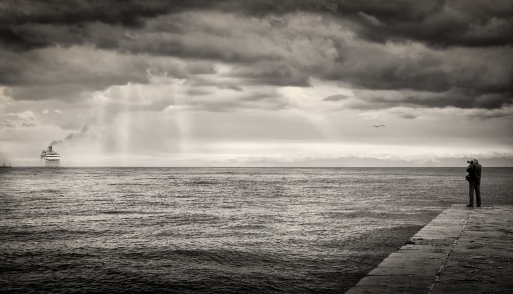 Photographer Stormy Sea by Vito Guarino — canvas wall art