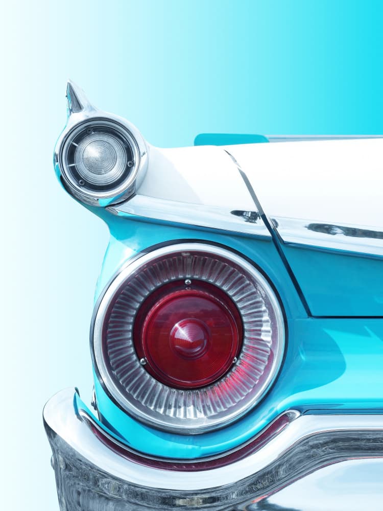 Classic Teal Tailfin by Beate Gube — canvas wall art