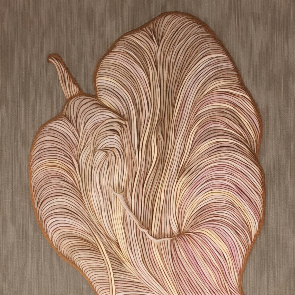 Flowing Organic Lines by Alma — canvas wall art