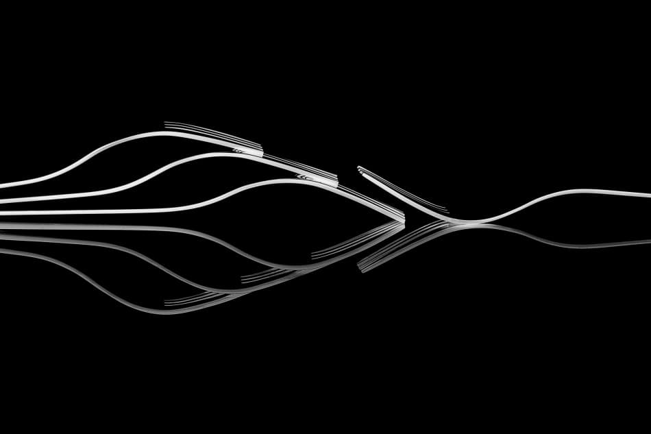 Wavy Fork Reflections by Gert Lavsen — canvas wall art