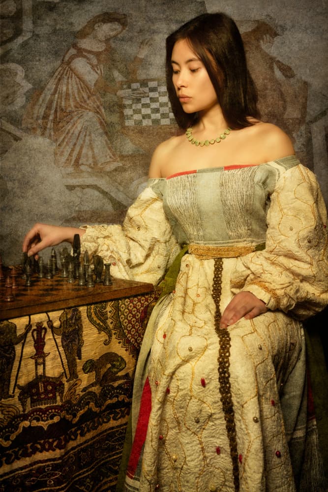 Renaissance Chess Player by Colin Dixon — canvas wall art
