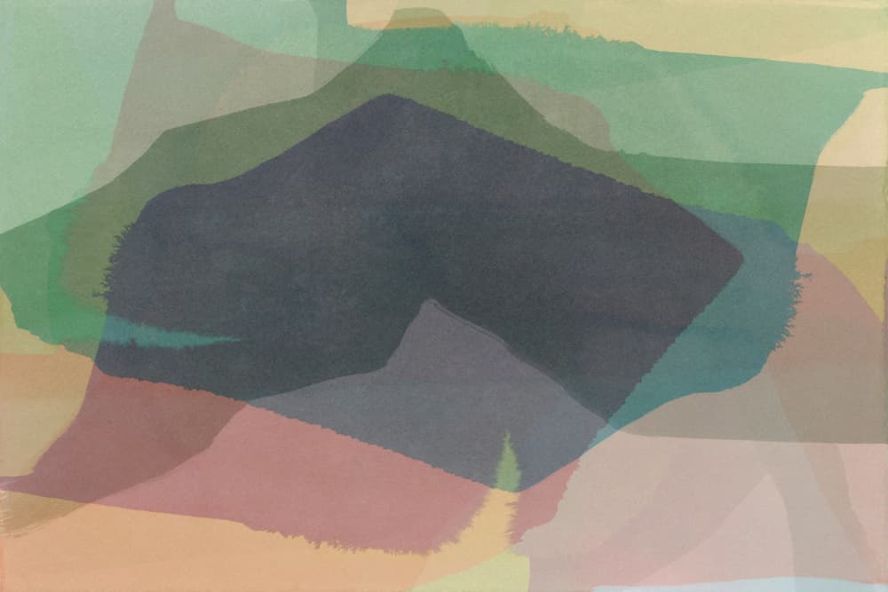 Overlapping Color Fields by cartissi — canvas wall art
