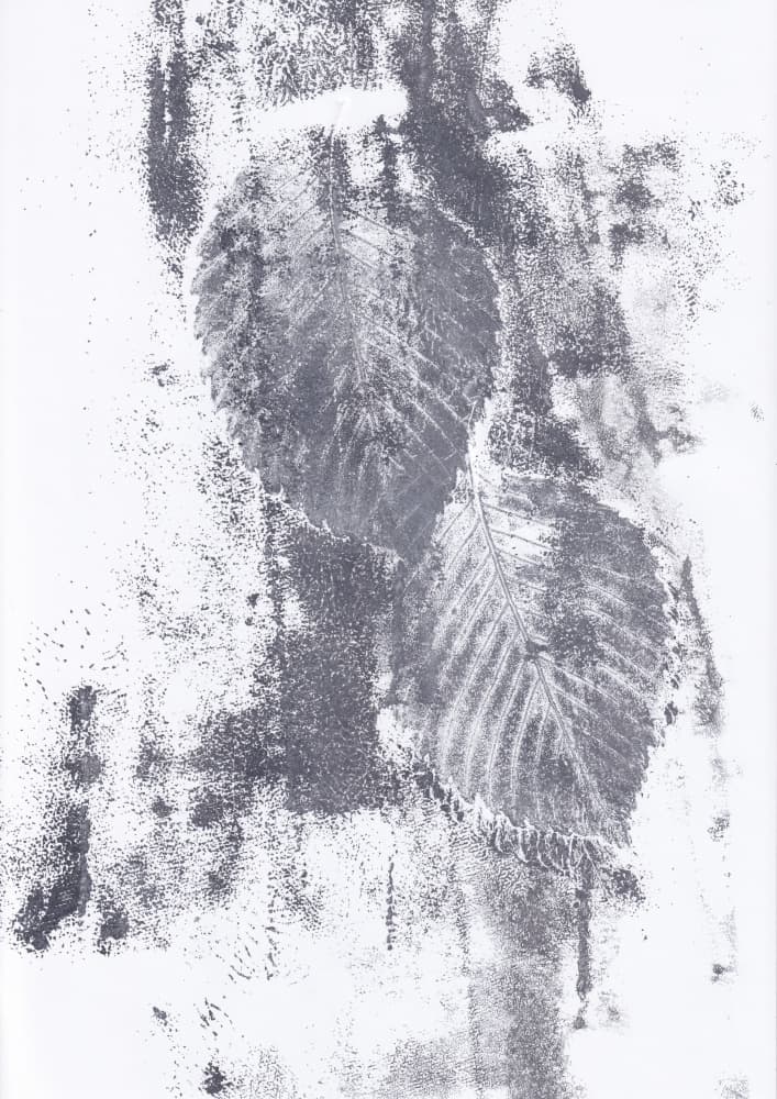Abstract Leaf Textures by Maira Ribena — canvas wall art