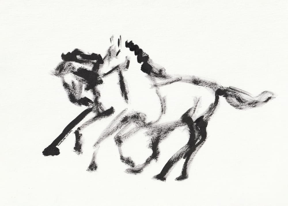 Dynamic Running Horses