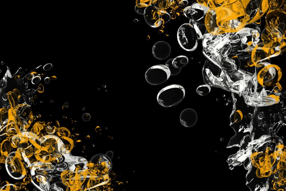 Dynamic Golden Flow by Rafal Kulik — canvas wall art