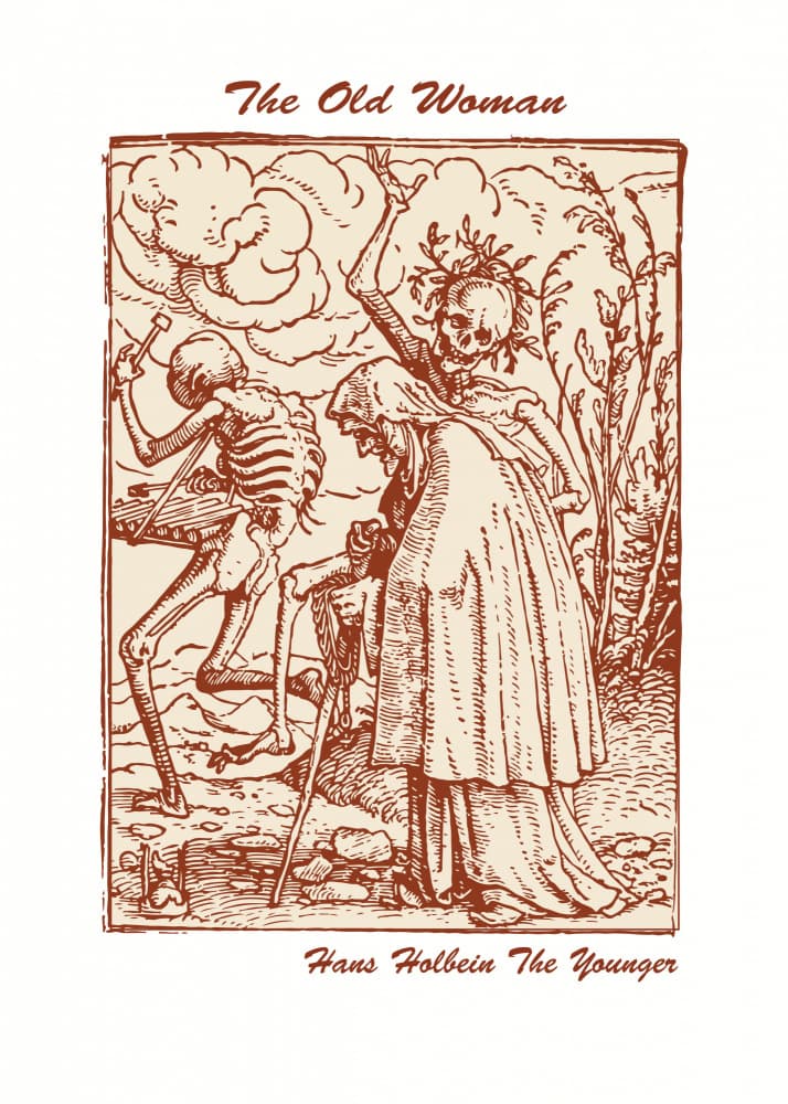 Old Woman's Dance of Death by Doa Project — canvas wall art