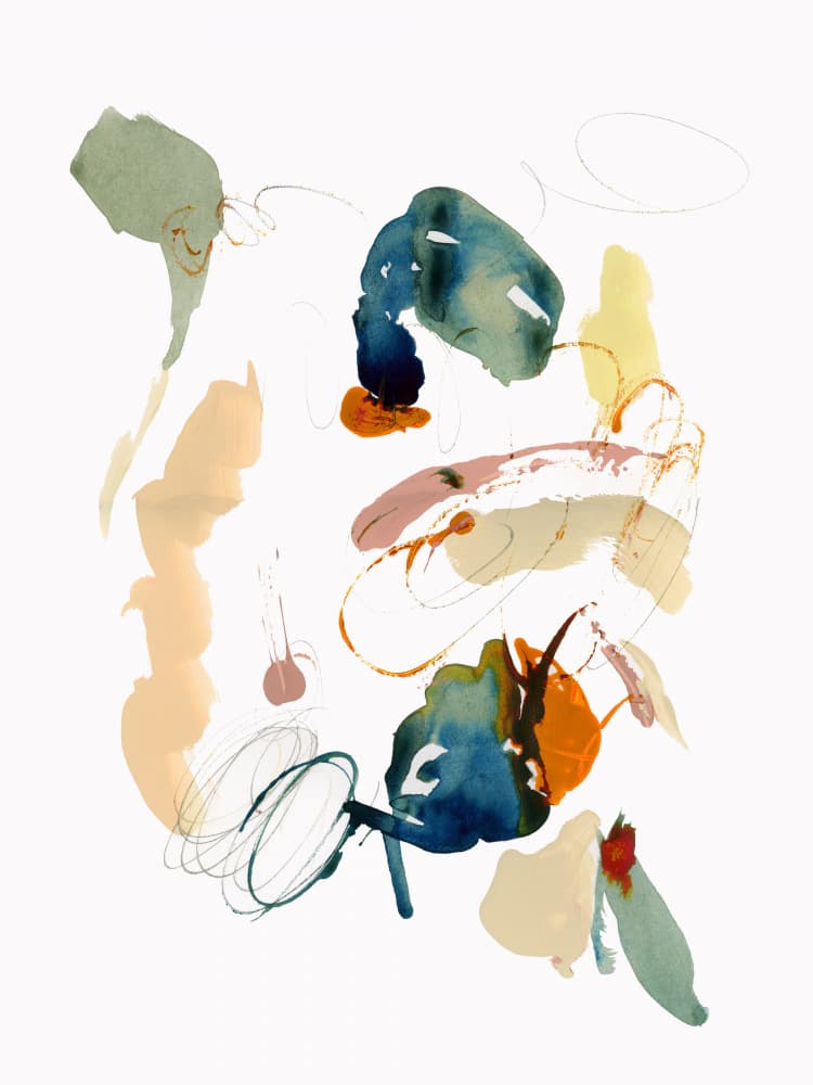 Organic Color Flow by cartissi — canvas wall art