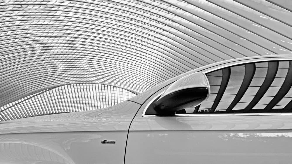 Sleek Car Architecture by Lus Joosten — canvas wall art