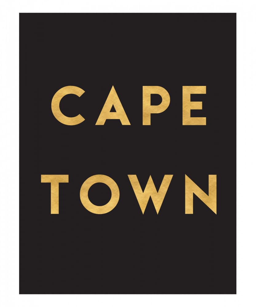 Golden Cape Town by Emiliano Deificus — canvas wall art