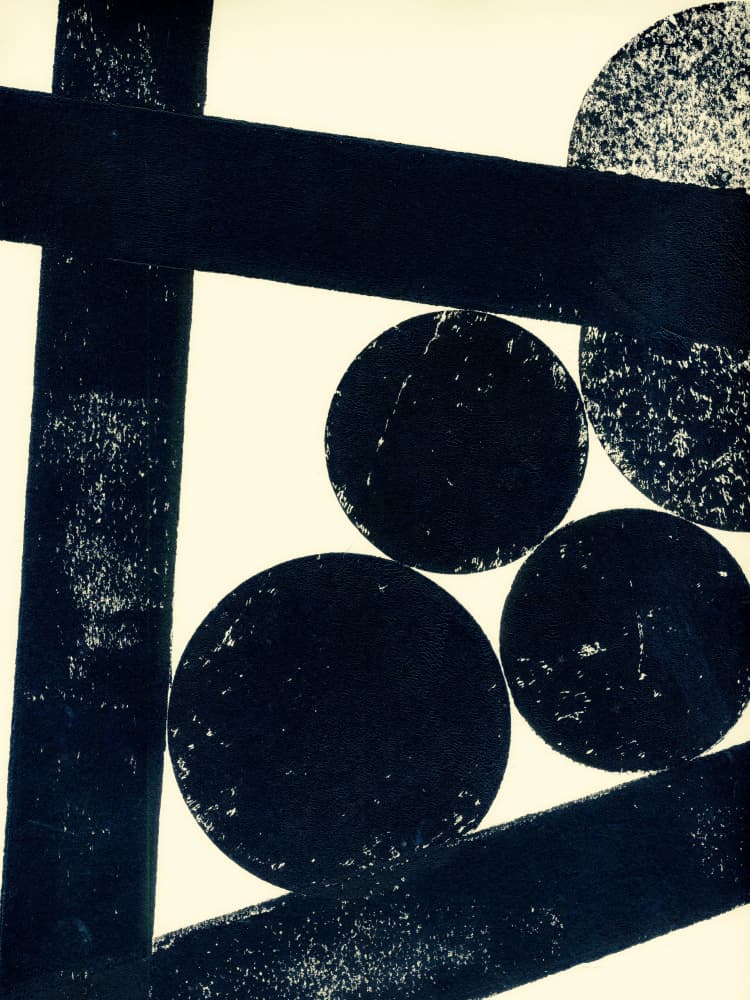 Bold Graphic Circles by Petr Strnad — canvas wall art