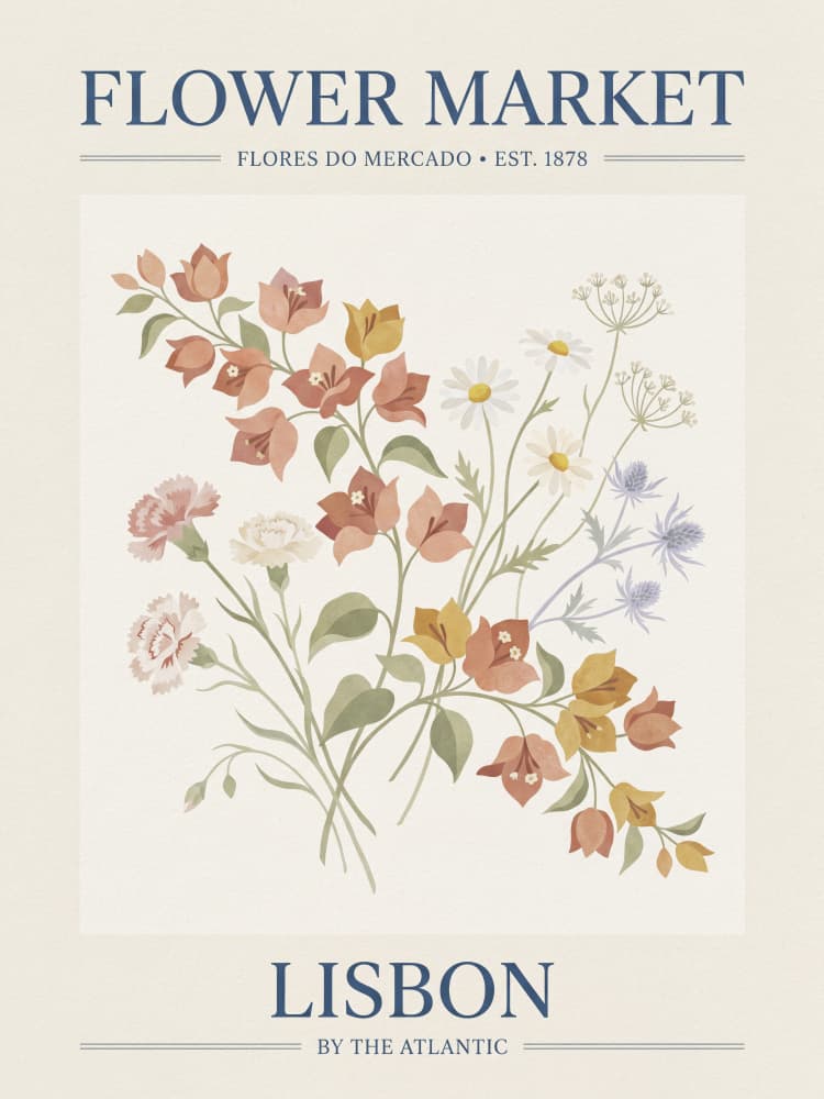Delicate Floral Bouquet by Andreas Magnusson — canvas wall art