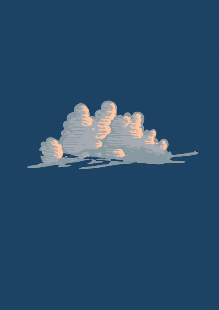Golden Hour Cloud by Nicholas — canvas wall art
