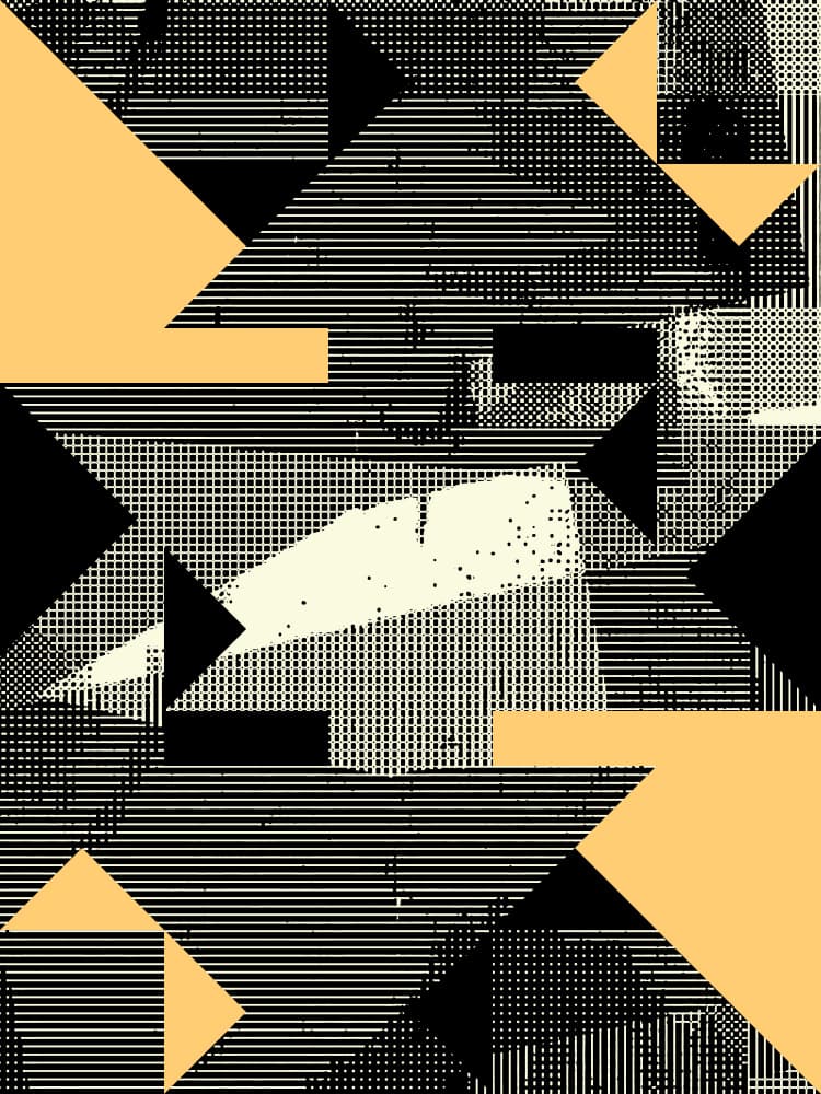 Dynamic Geometric Abstraction by Petr Strnad — canvas wall art