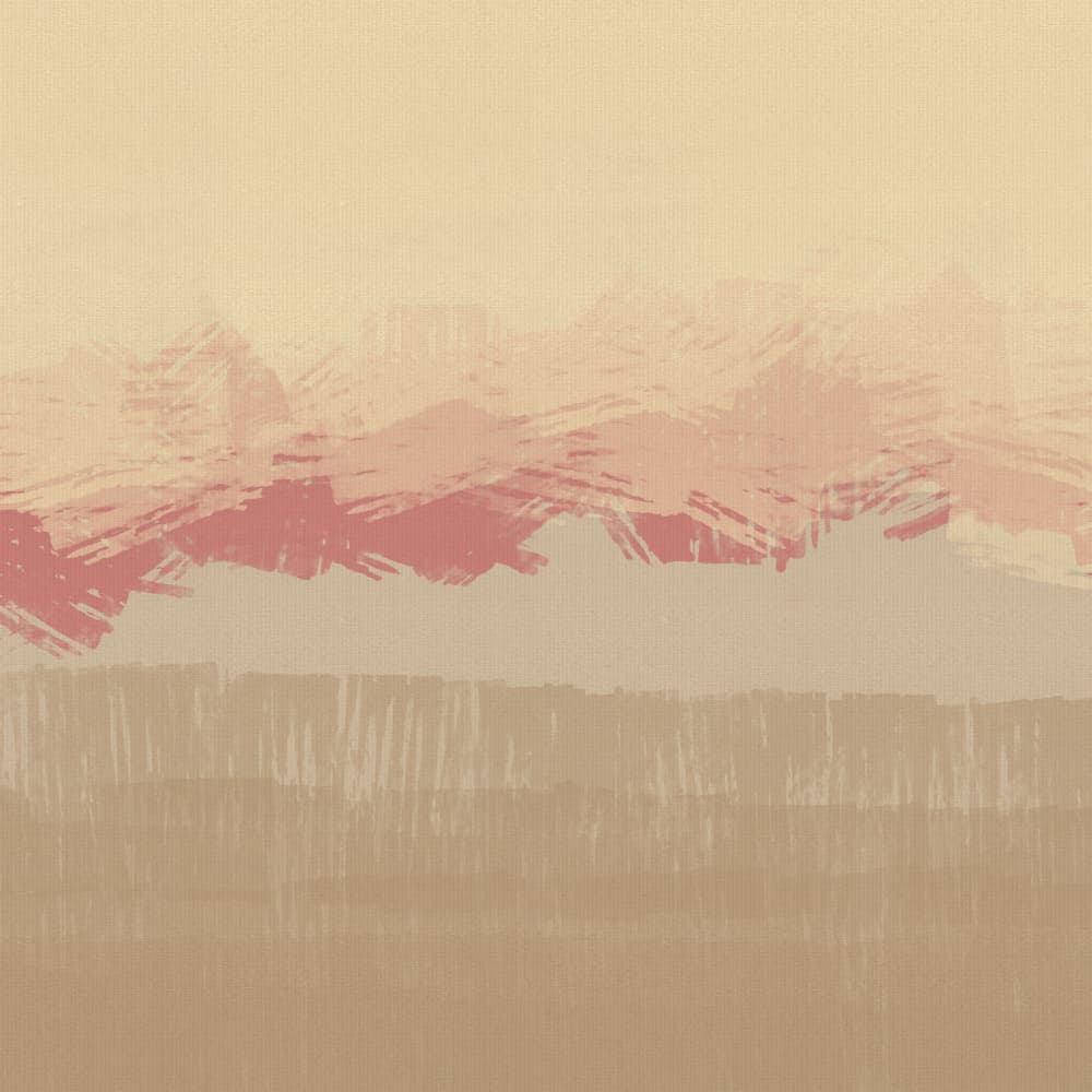 Abstract Desert Mountain Hues by Dina Dankers — canvas wall art