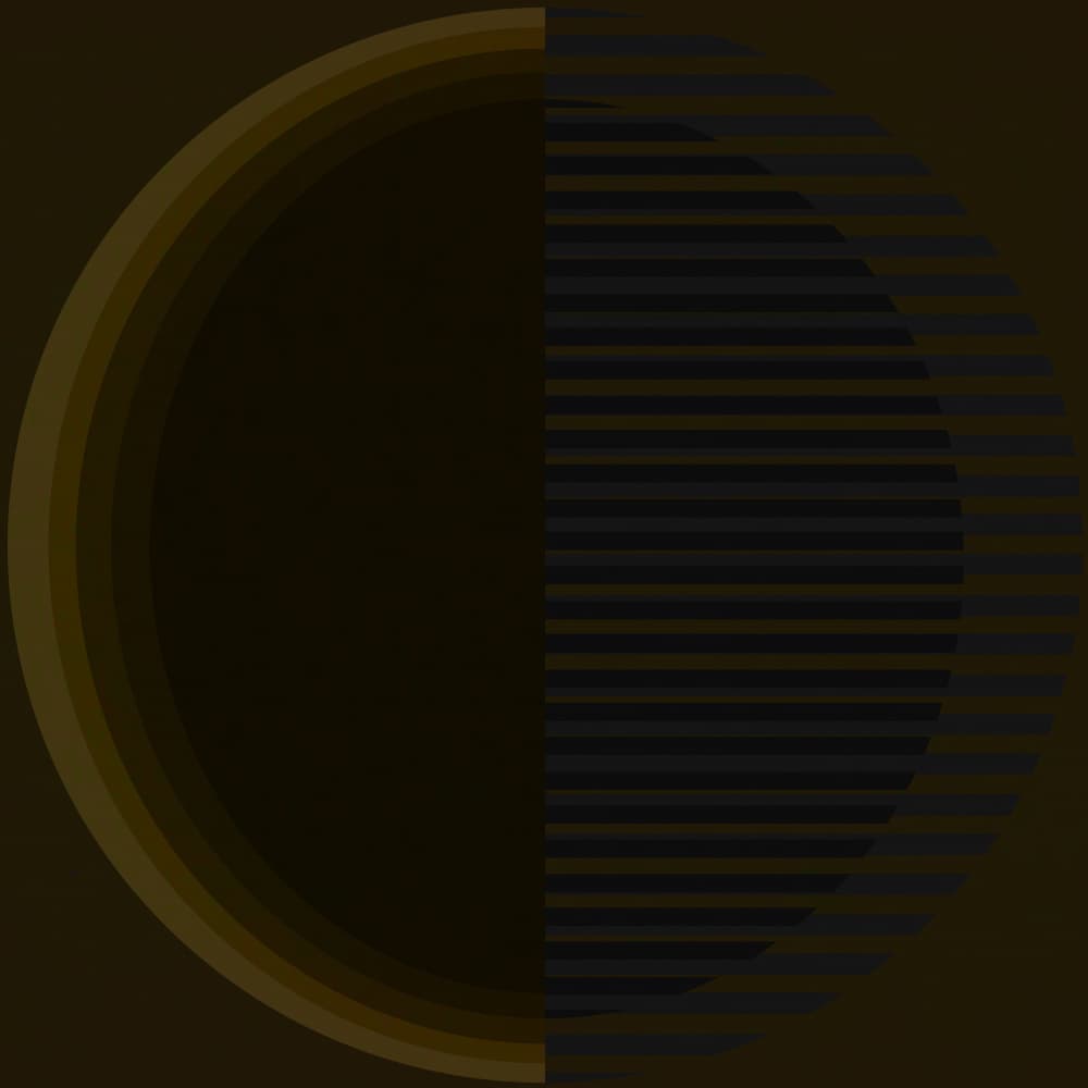 Geometric Crescent Shadow by Carlos Perez Del Moro — canvas wall art