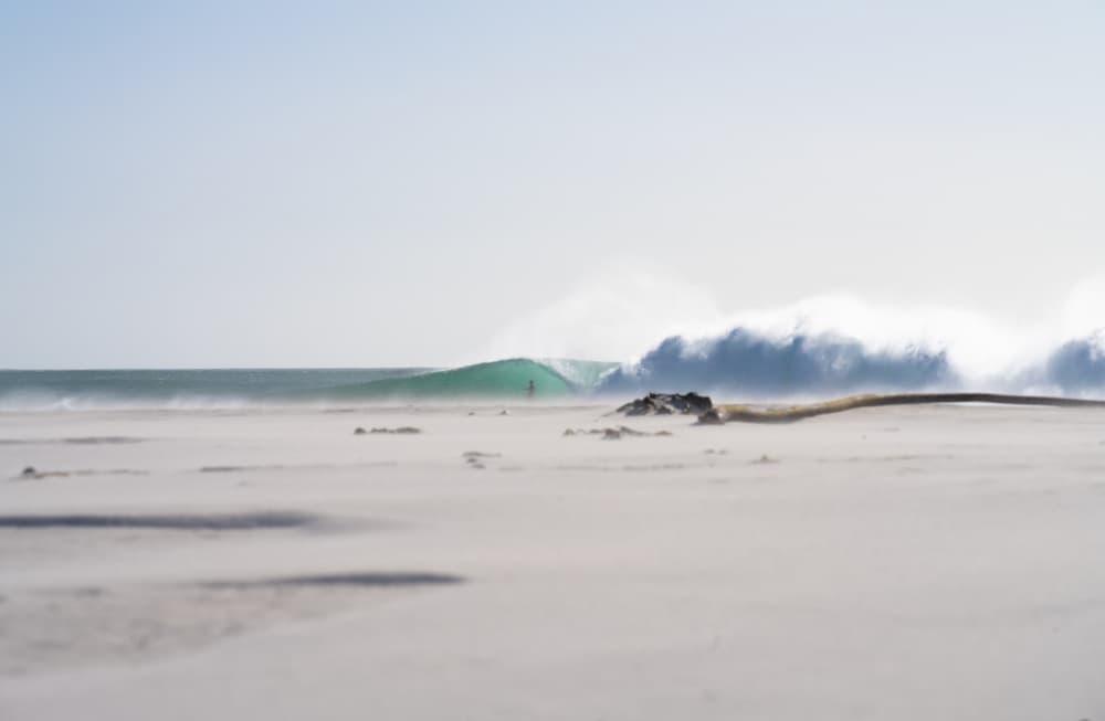 Surfer's Perfect Barrel Wave by Anthony Fox — canvas wall art