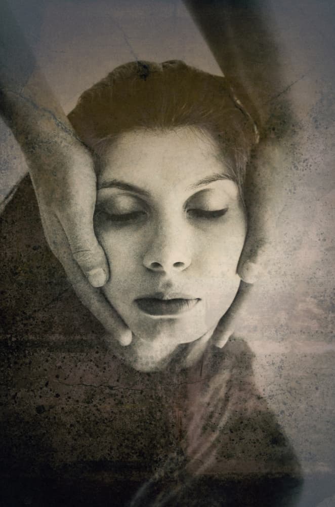 Serene Touch Portrait by Desislava Ignatova — canvas wall art
