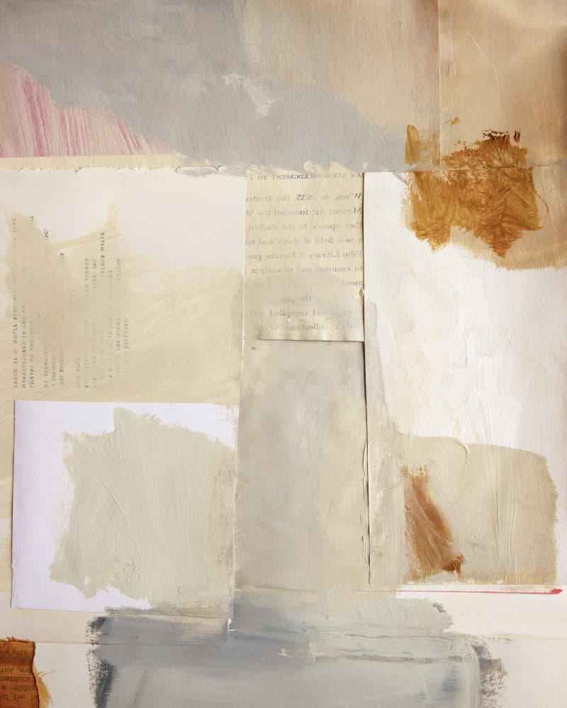 Neutral Layered Abstract by Gemma Bardot — canvas wall art