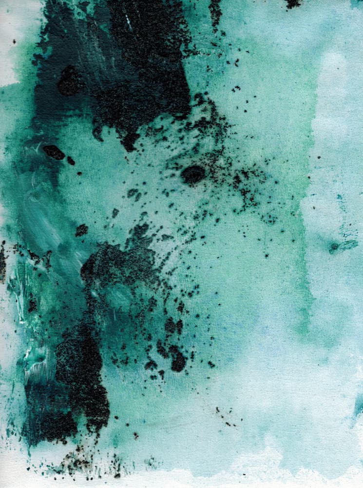 Mystic Teal Currents by Deb Chaney — canvas wall art