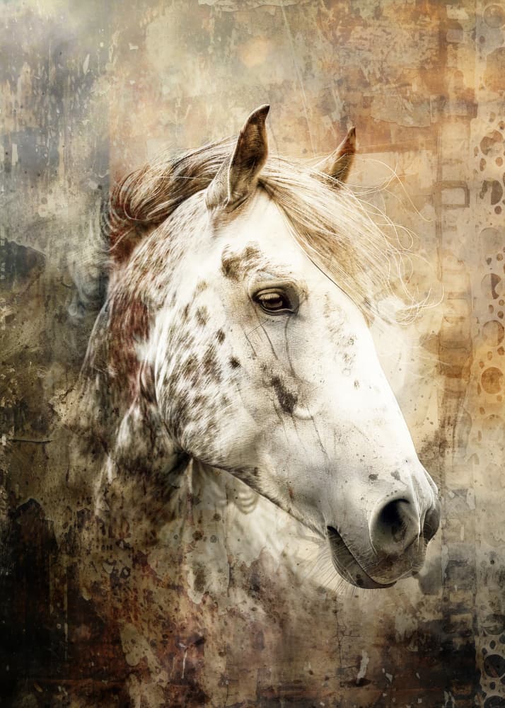 Artistic Dappled Horse by Rafal Kulik — canvas wall art