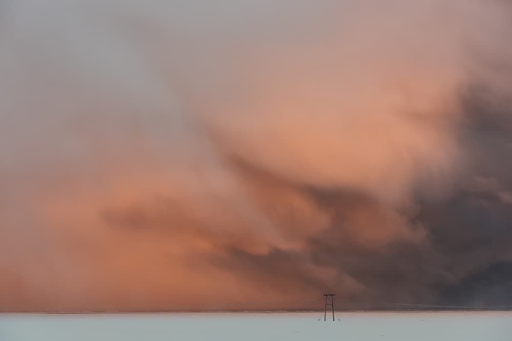 Winter Storm Horizon by 李从军 / Austin Li — canvas wall art