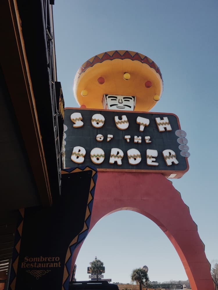 Sombrero Roadside Attraction by Del Mundo Imagery — canvas wall art