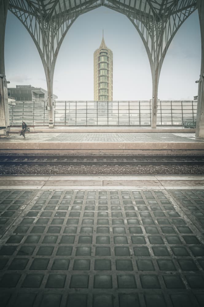 Modern Station Architecture by Marc Huybrighs — canvas wall art