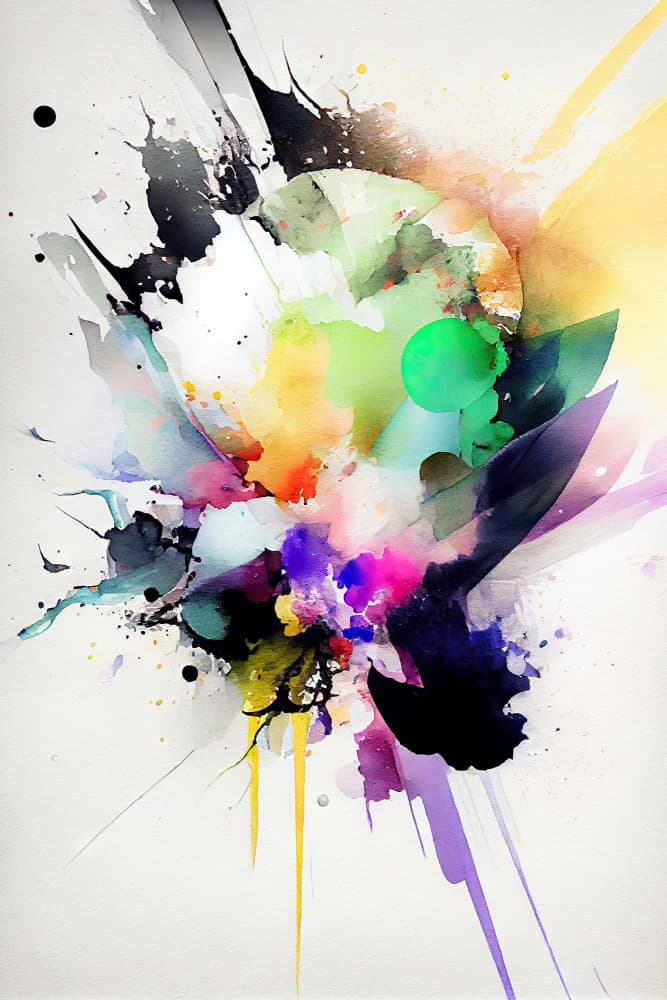 Vibrant Color Explosion by Mauro — canvas wall art