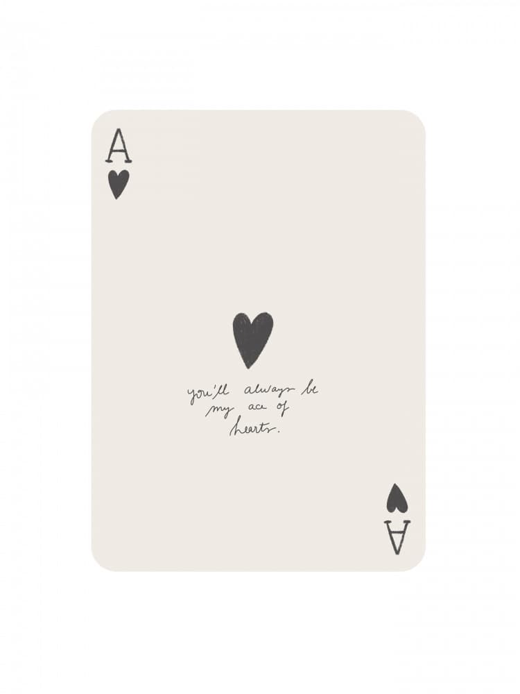 My Ace of Hearts by Menina Lisboa — canvas wall art