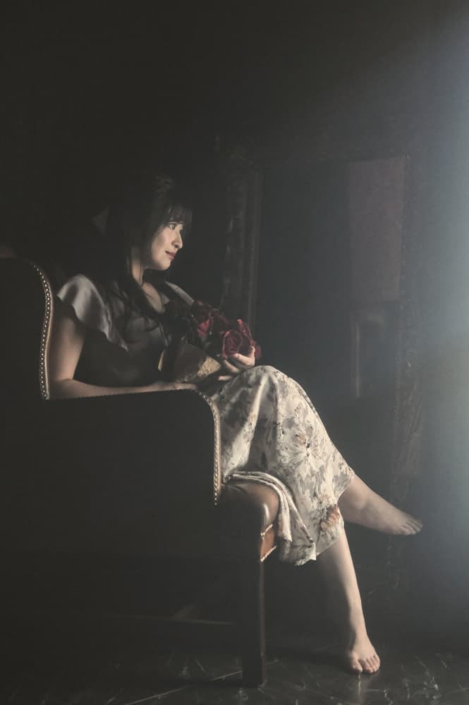 Pensive Woman Soft Light by Blue_Rose — canvas wall art