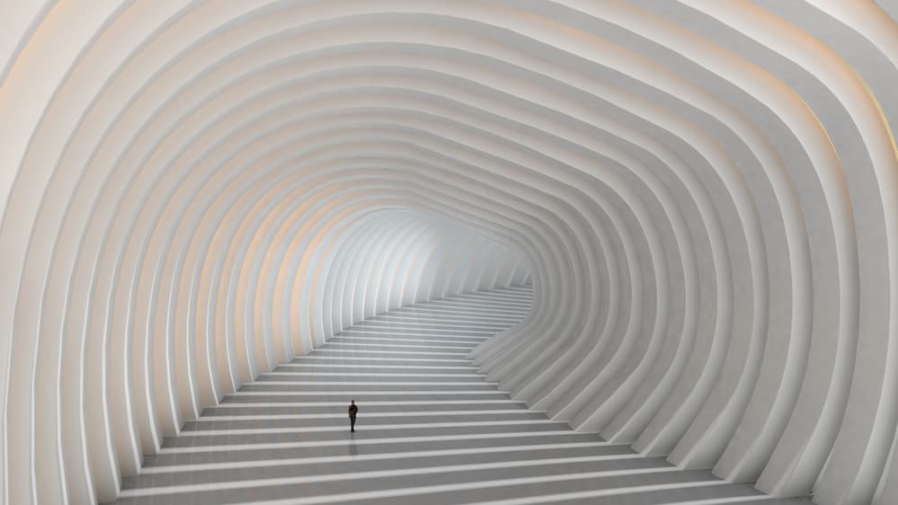 Architectural Ascent by Mountain Cloud — canvas wall art