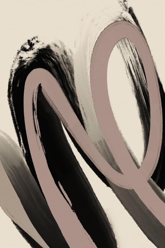 Flowing Curves by Treechild — canvas wall art