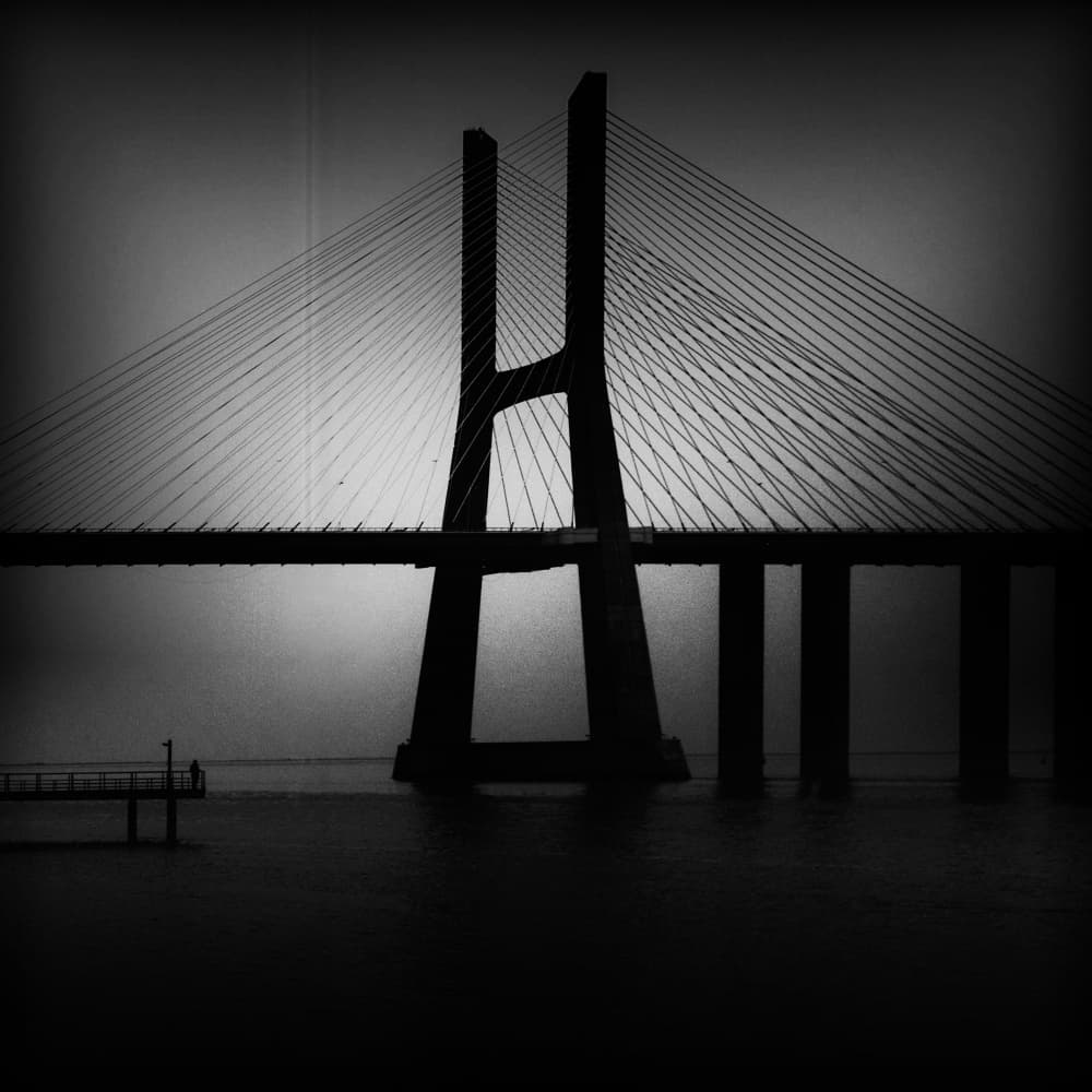 Solitary Bridge View by Paulo Abrantes — canvas wall art